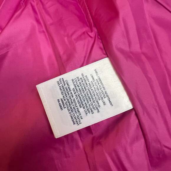 Lands' End Puffer Vest Women's 600 Fill Power Packable Down in Pink valentines - Picture 5 of 5
